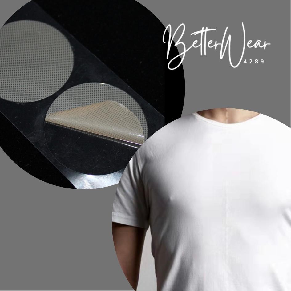 Better0190 สติ๊กเกอร์ปิดจุกผู้ชาย แผ่นแปะจุกผู้ชายมีกาว ขนาด 3.5 ซม.