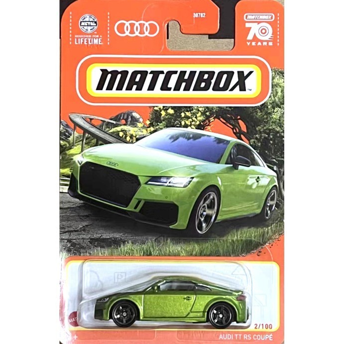 Matchbox Matchbox AUDI TT Supercar สีเขียว AUDI TT RS COUPE 2 23T