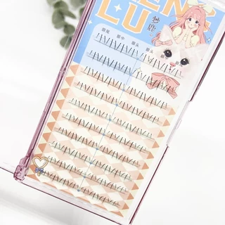 Under Eyelash Comic Eye Lashes Natural Bottom Lashes Soft Manga Eyelashes Bunches Eyelash Clusters แต ่ งหน ้ า