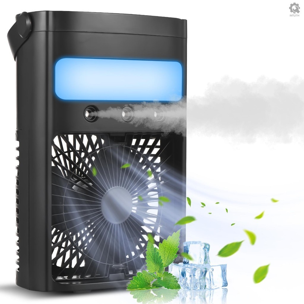 700ml Evaporative Air ห ้ องนอนสํานักงานตาราง Cooler 7 และ 3 Humidifier 3 ความเร ็ วลมพัดลม 700ml Evaporative Air Conditioner พัดลม Evaporative Air Cooler 7 สี 7 สี Led