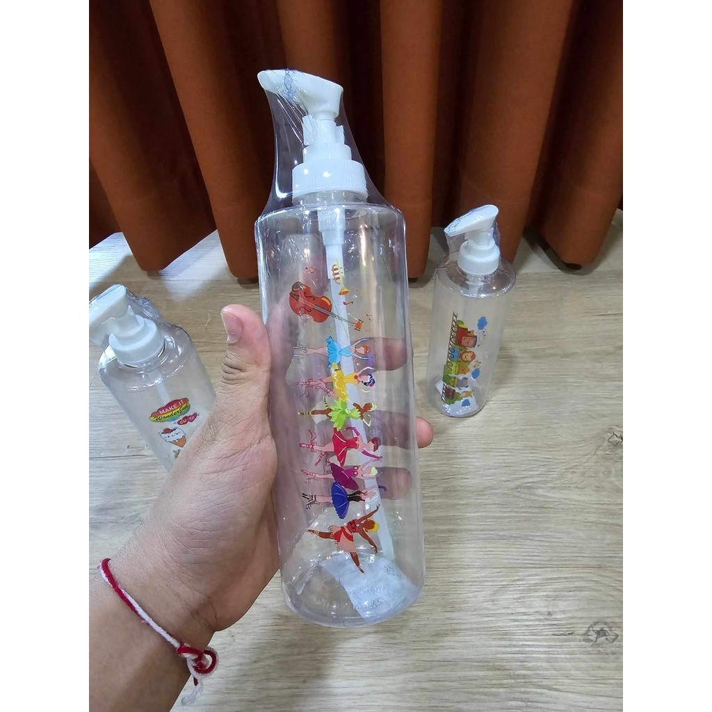 ขวดปั๊มเปล่า 500 ML ขวดหัวปั๊ม ขวดปั๊มพลาสติก ขวดปั๊ม ขวดปั๊มสบู่เหลวเปล่า สําหรับใส่สบู่ แชมพู ของเหลว เจลอาบน้ํา