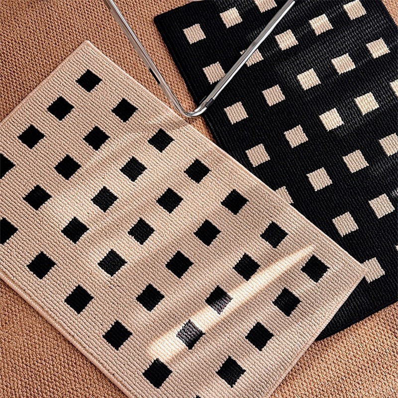 Retro Simple เสื ่ อประตู Anti-slip ห ้ องครัวดูดซับน ้ ําแผ ่ นตกแต ่ งบ ้ านอุปกรณ ์ - รูปที่ 3