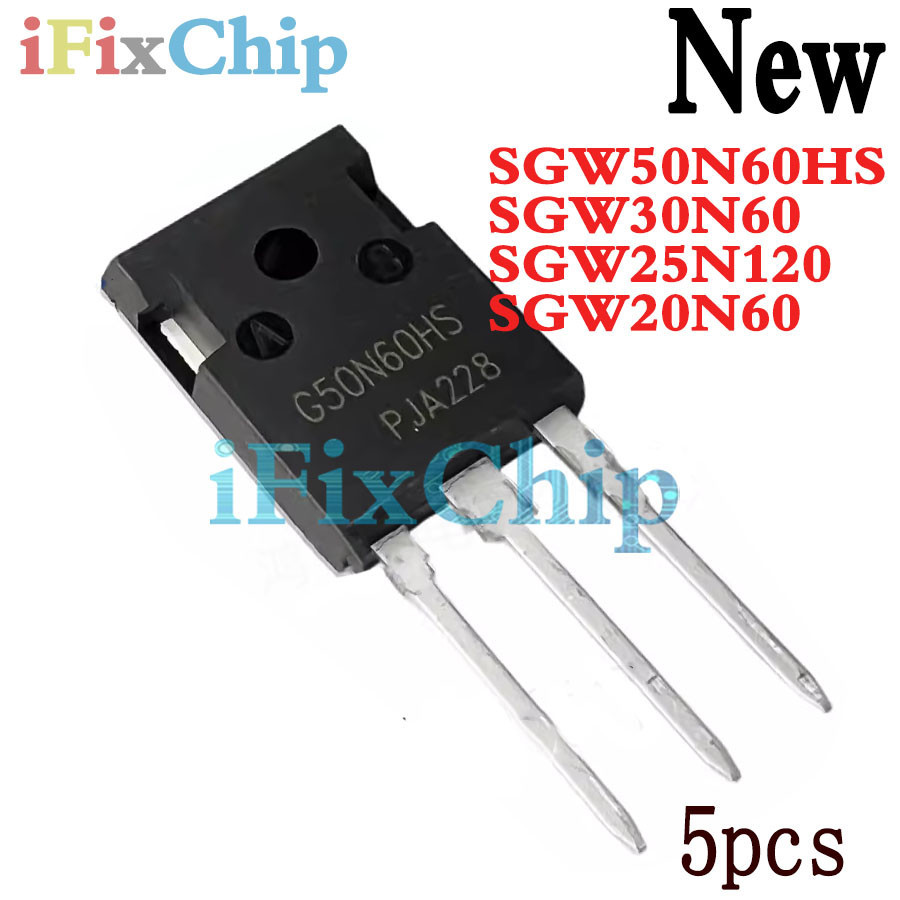 5pcs SGW50N60HS TO-247 G50N60HS TO247 50N60 600V 50A SGW20N60 G20N60 SGW25N120 G25N120 SGW30N60 G30N