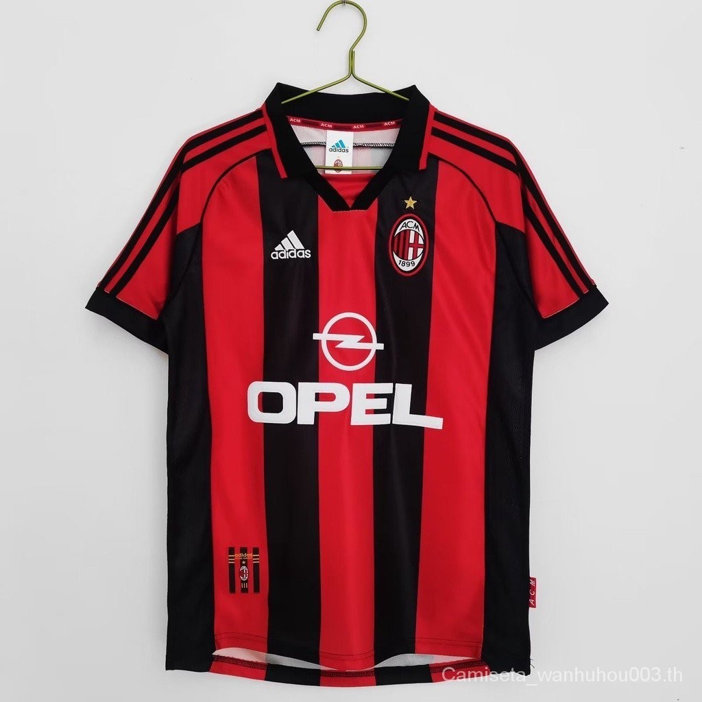 1998-99 AC Milan Home Retro Jersey Football Tracksuit