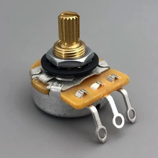Cts ของแท้ 500K 250K กีตาร์ Potentiometer หม้อแรงบิดต่ําและเสียงรบกวนต่ํารู้สึกเรียบเพลาทองเหลืองอุปกรณ์เสริมมืออาชีพ