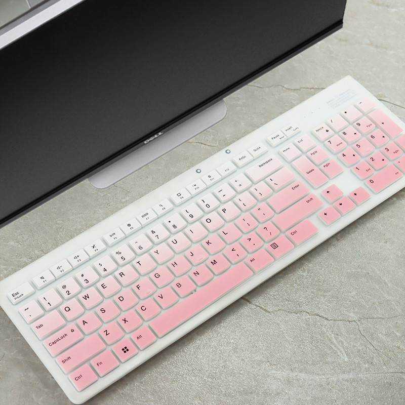 ฝาครอบคีย์บอร์ดซิลิคอนสําหรับ Lenovo Desktop All-in-one คีย์บอร์ด Kb203w แป้นพิมพ์คอมพิวเตอร์ฟิล์มป้องกันฟิล์มกันฝุ่นและกันน้ําคีย์บอร์ดผิว - รูปที่ 7