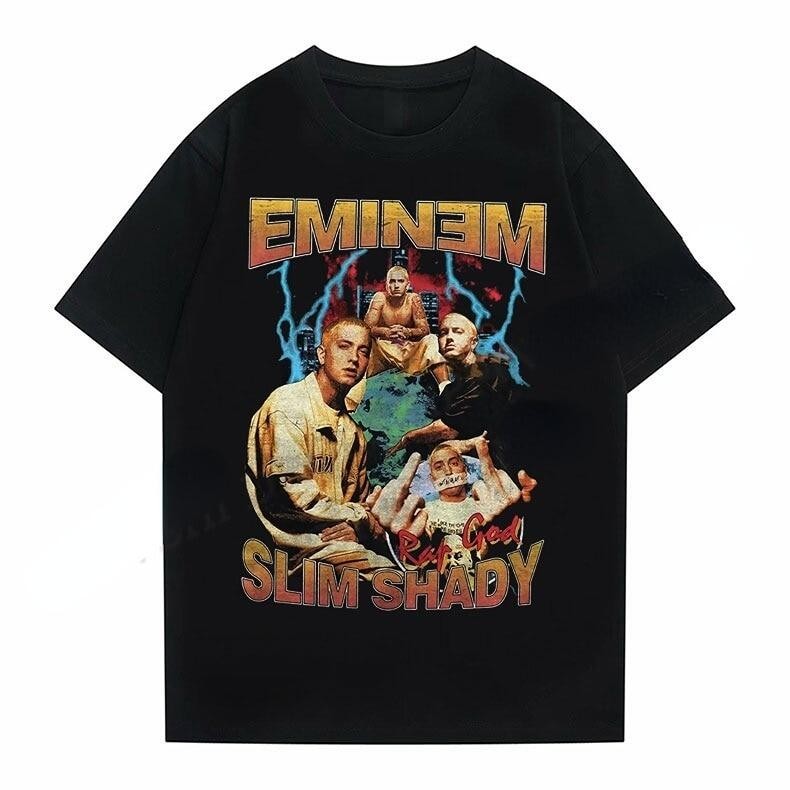 Mens Rappert Eminem Tshirt Mens And Street Tshirt Music Rock TshirtSize: