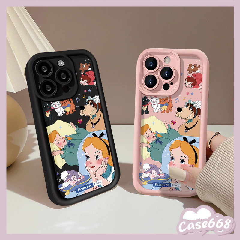 เจ้าหญิงอลิซสวยตลกกรณีอ่อน OPPO A18 A15 A17 A77 A58 A3s A16 A78 A57 A7 A38 A12 A53 A5 A54 A5s A17K A16K A9 Reno 5F 4