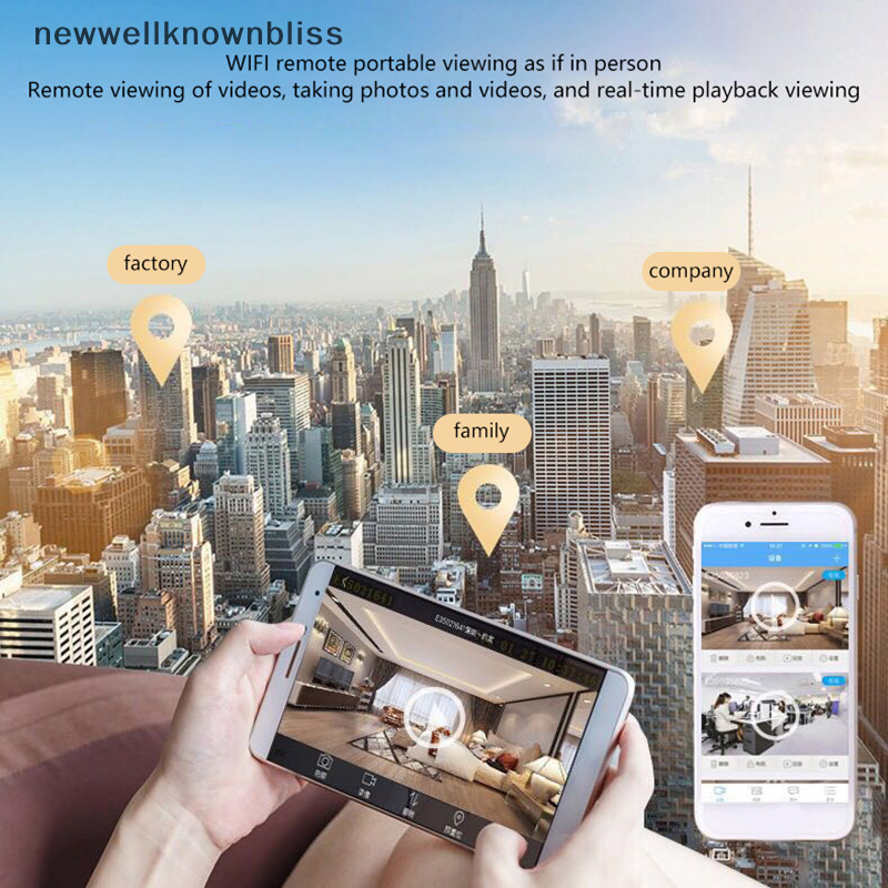 Newwellknownbliss A9 Mini IP กล้อง 1080p HD ไร้สาย Micro Camcorders Night รุ่น Voice Video Security การเฝ้าระวัง Wifi กล้องสมาร์ท CCD
