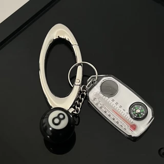 ใหม ่ oakleeey Carabiner พวงกุญแจโลหะจี ้ High-End Original มัลติฟังก ์ ชั ่ เอวอุปกรณ ์ เสริมเข ็ มทิศ