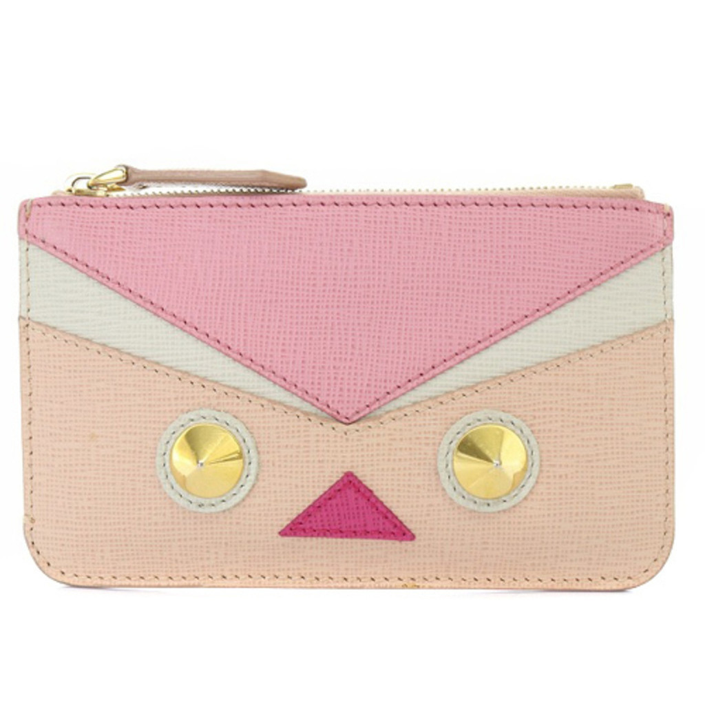 Fendi Q Tweet Coin Purse Coin Purse Pink 8AP151 Direct from Japan Secondhand
