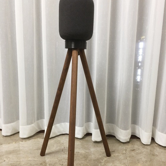 สําหรับ HomePod Speaker Base Support สําหรับขาตั้งกล้อง HomePod รองรับสามเหลี่ยมบนพื้น รองรับลําโพงไ