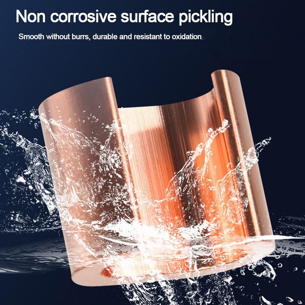 คลิปทองแดงเชื่อมต่อสายไฟ ประเภท C หัวเข็มขัดขั้วต่อสายเคเบิล หางปลาเสียบ หางปลาทองเหลือง ทองเหลือง หางปลากลม หางปลา ทอง - รูปที่ 6