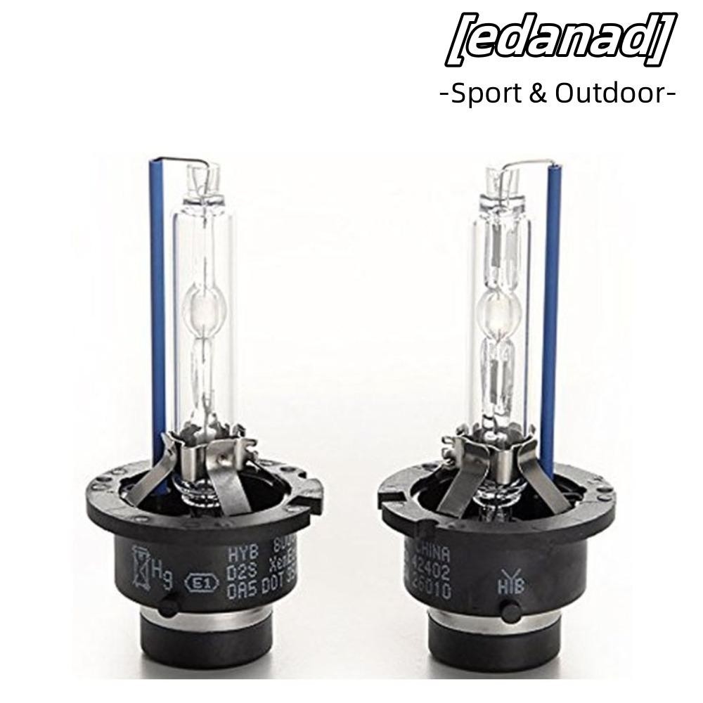 Edanad ไฟหน้าซีนอน 2 ชิ้น, ไฟหน้า HID สีขาวอบอุ่น 35W, 4300K/6000K/8000K D2S D2C เปลี่ยนโดยตรง LED ไ