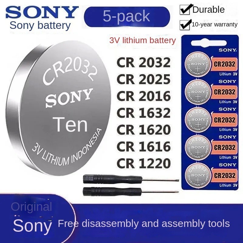 แบตเตอรี่3V  CR2032/CR2025/CR2016/CR1632/CR1616/CR1620/CR1220/SR626SW/SR621SW/LR44/LR41/LR41 ถ่านทรง