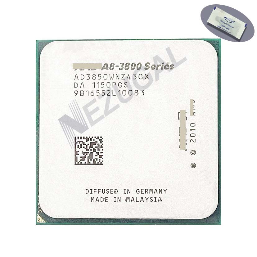 A8-3850 A8 3850 AD3850WNZ43GX AD3850WNGXBOX 2.9 Ghz Quad Core 4M 100W ซ็อกเก็ต FM1 CPU โปรเซสเซอร์