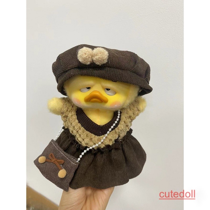 【พร้อมส่ง】ชุดเป็ด upsetduck /ชุด upsetduck/ชุดตุ๊กตา 20cm【จะจัดส่งเฉพาะเสื้อผ้าไม่รวมตุ๊กตา】