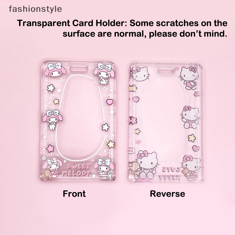 [Fashionstyle] Sanrio Kuromi My Melody การ์ตูนผู้ถือบัตรอะนิเมะ Cinnamoroll Pochacco Pompom Purin น่ารักภาพนักเรียนผู้ถือบัตรอาหาร Lanyard [th]