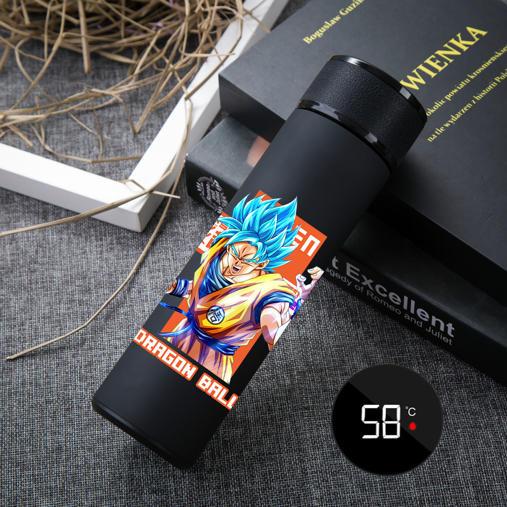 อะนิเมะถ้วยน้ําสองมิติ Dragon Ball กระติกน้ําสูญญากาศ Goku Trunks 304 สแตนเลสสมาร์ทนักเรียนชายและหญิงของขวัญวันเกิด
