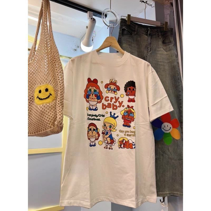 พร้อมส่ง&COD RINA STUDIO 2024 เสื้อยืดoversize ครายมอลลี่