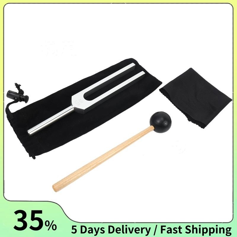 Tuning Fork 528C 528HZ จูนเนอร ์ พร ้ อม Mallet ชุดสําหรับ DNA Repair Healing ระบบประสาทการทดสอบ Tun