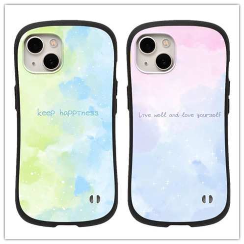 Mint Blue และพีชสีชมพูสีม่วง iface กรณีเคสโทรศัพท์สําหรับ iphone 11 12 13 14 15 pro MAX 7 8 plus X XR XS MAX 12 13 mini