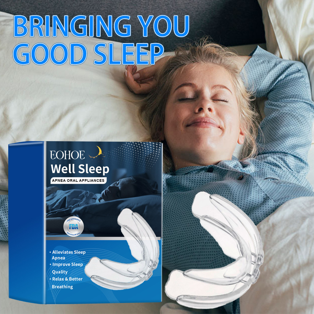 Sleep Apnea Braces รูปร ่ างฟันผู ้ ใหญ ่ แก ้ ไข Anti-abrasion ป ้ องกันการนอนกรนและป ้ องกันการนอนกรนในเวลากลางคืน