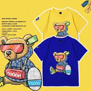 เสื้อยืดพลัสไซส์หลวมมีสไตล์--M-XXXL