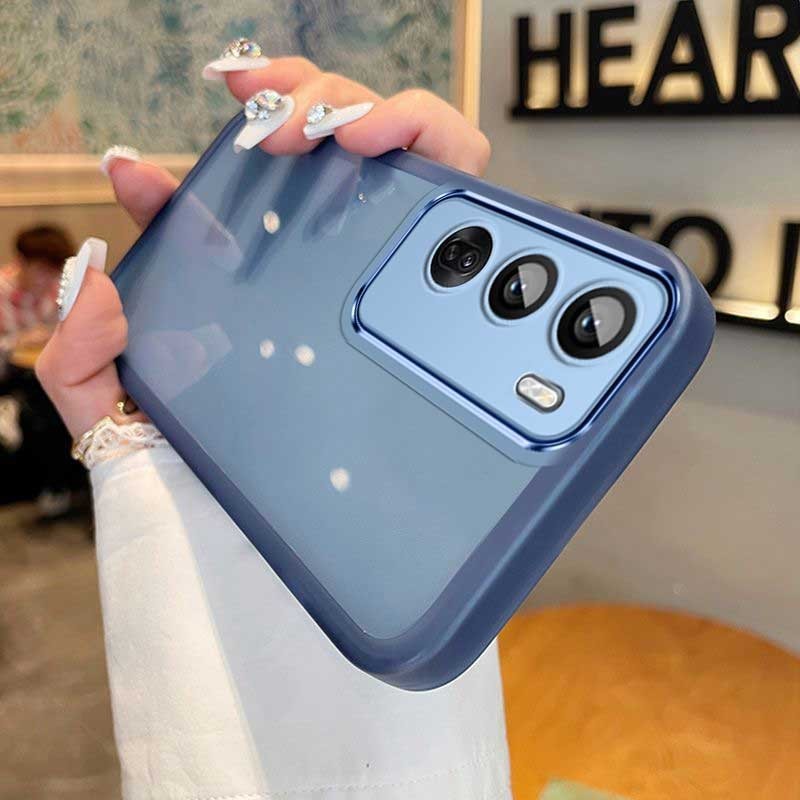 Vivo Y200 5G Y19s Clear Candy Silicon Case ตัวป้องกันกล้อง กันชนสี่เหลี่ยม เคสกันกระแทก Soft TPU Cover