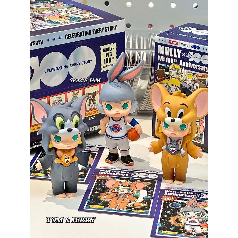 Molly Warner Anniversary Series Pop Mart POPMART Mystery Box ของขวัญเครื่องประดับอินเทรนด์สไตล์ยืนยัน