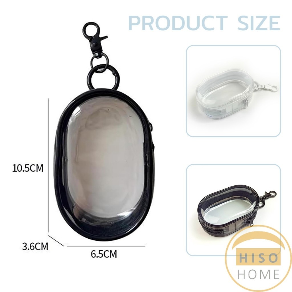 Hiso กระเป๋าจัดเก็บหูฟัง เก็บสายชาร์ พกพาง่าย ขนาดเล็ก มีซิป ป้องกันฝุ่น Storage bag - รูปที่ 6