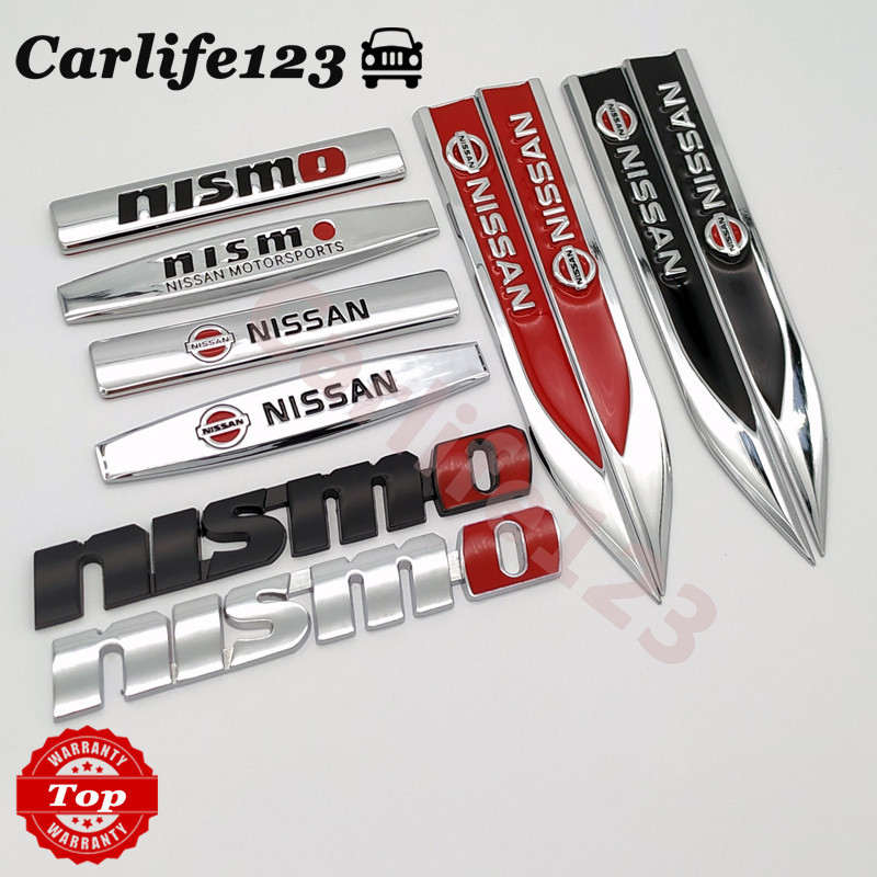 Nissan NISMO TIIDA Altima Metal Car Fender Body Side Sticker Emblem Badge