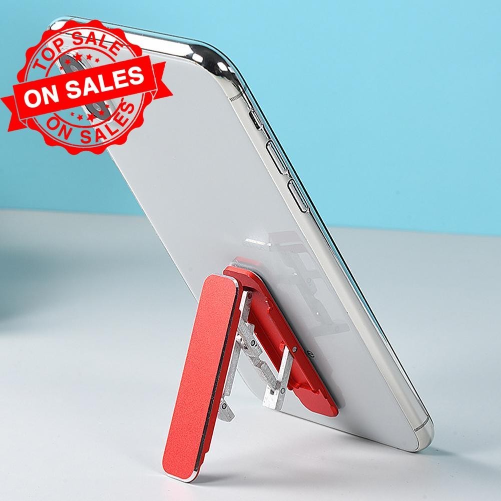 ที่วางโทรศัพท์แบบพับได้แบบกาวบางเฉียบสําหรับโต๊ะพร้อมอัลลินเน่แบกความสามารถในการท่องเว็บละครคนขี้เกียจ