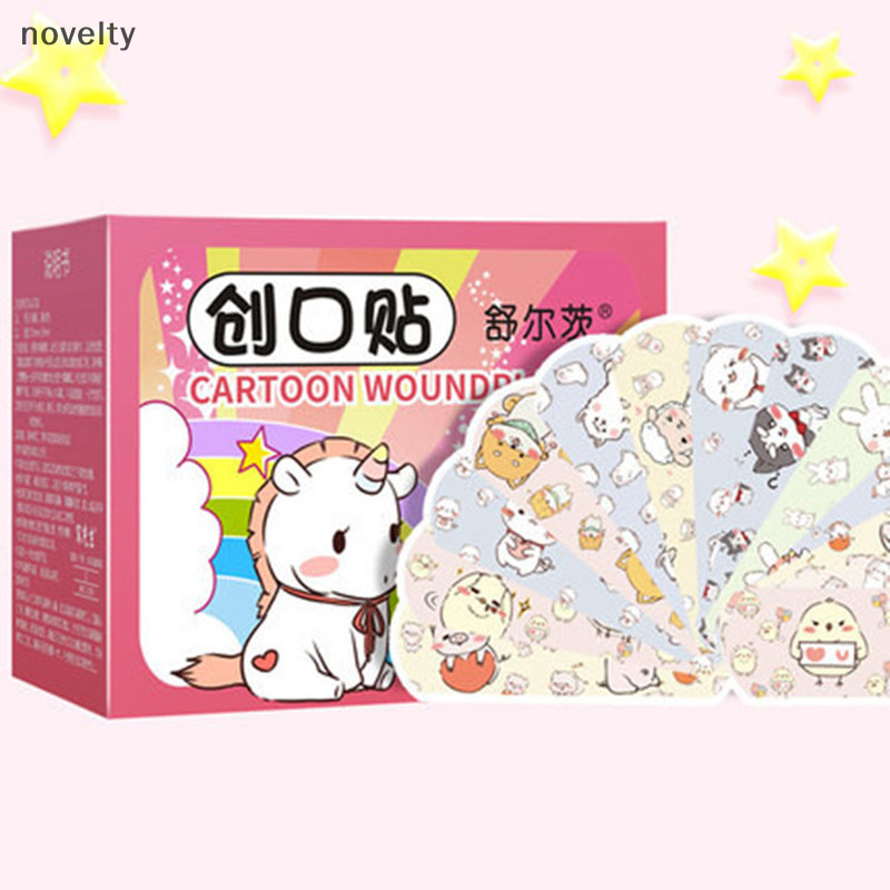 Nly 120 ชิ้น/เซ็ต Band-aid รูปแบบกาวพลาสเตอร์ Breathable กันน้ํา Stick N