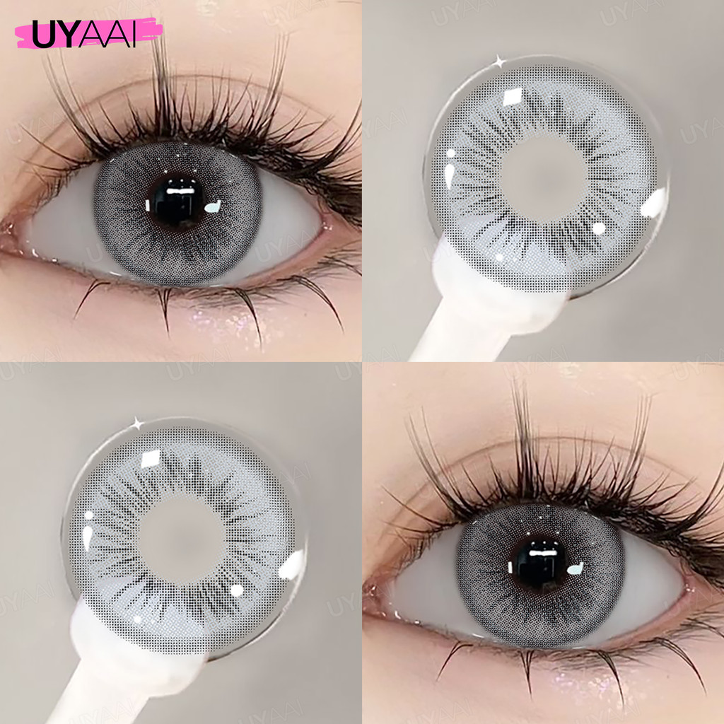 UYAAI 1 คู่คอนแทคเลนส์สี Angelic Wings รายเดือน ชุดคอนแทคเลนส์ รายเดือน ปริมาณน้ำ 42% Contact Lens 14.2mm