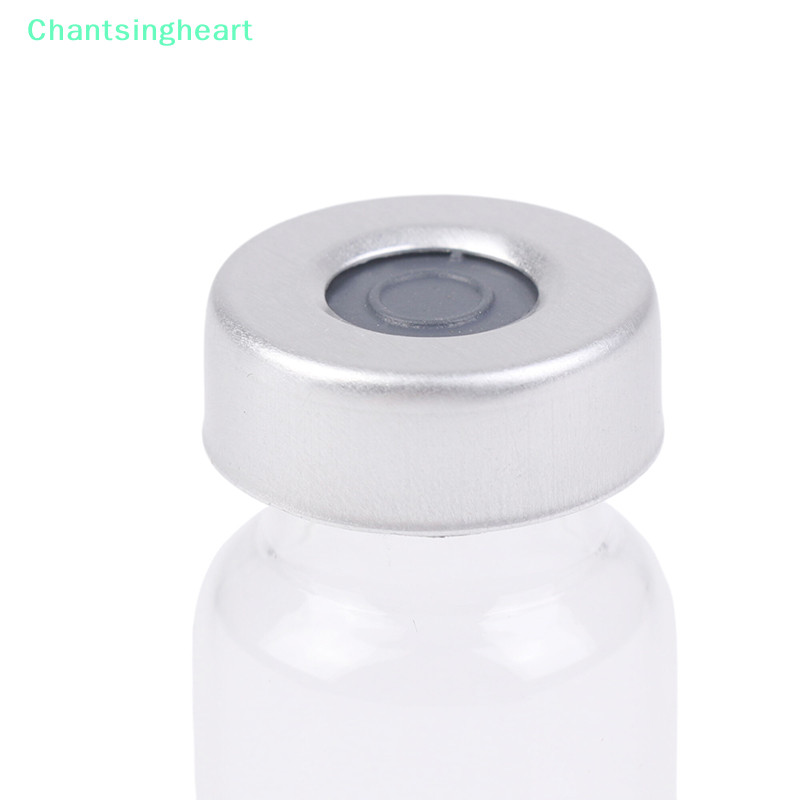 <Chantsingheart> 10แพ็ค5/10/20มิลลิลิตรปิดผนึกตัวอย่างvialsแก้วใสvialsกับself Healingฉีดพอร์ตลดราคา
