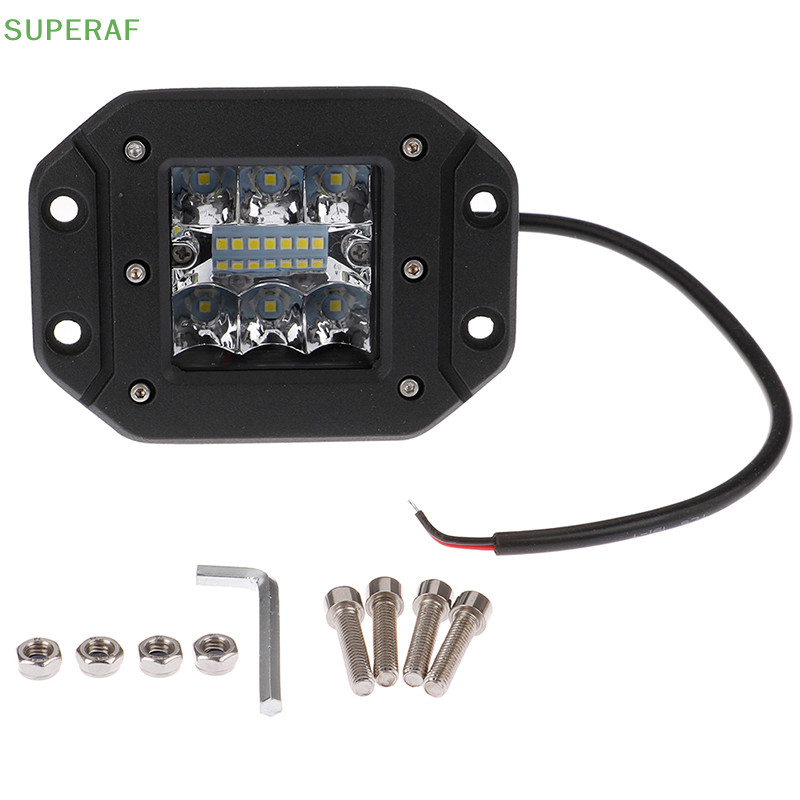 Superaf 120W 9600LM Spot น้ําท่วมไฟ LED ทํางานรถบรรทุก Off-Road โคมไฟ Flush Mount กันชน HOT