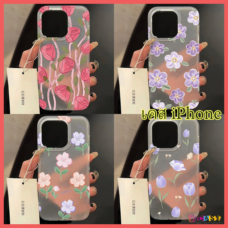 เคส เคสไอโฟน For iPhone 11 13 15 14 12 Pro Max 14 15 Plus i11 Matte บางพิเศษ โทรศัพท์มือถือนิ่ม เคสโทรศัพท ์ ไม่เหลือง