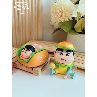 💥 จัดส่งจากประเทศไทย 💥5 ชิ้น/เซ็ต Crayon Shin chan คอสเพลย์ McDonald Hamburg Coke อะนิเมะรูป COD สต็อกรูปตุ๊กตาของเล่นสําหรับของขวัญเด็กคอลเลกชันเครื่องประดับรถบ้านเค้กตกแต่ง Gac