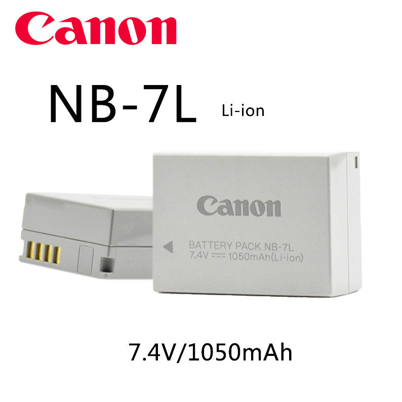 แบตเตอรี่กล้อง Canon NB-7L G10 G11 G12 SX30 SX30IS  （1050mAh） (ไม่มีกล่อง)