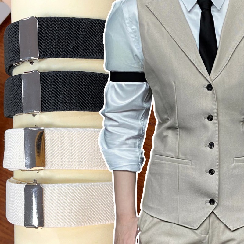 ปลอกแขนเสื้อยืดหยุ่น-สําหรับผู้หญิงผู้ชายพรรคแต่งงาน-แฟชั่น,ลื่น,อารมณ์-อุปกรณ์เสื้อผ้า-ปรับแขนข้อมือวง-เสื้อแขนยึด