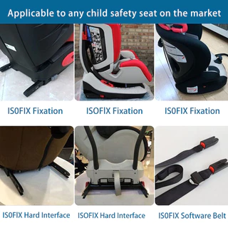 Car Latch Interface Mount Bracket, ความปลอดภัยสําหรับเด็กที่นั่ง Latch Bracket สําหรับ ISOFIX Interface Restraint Anchor ชุดติดตั้ง