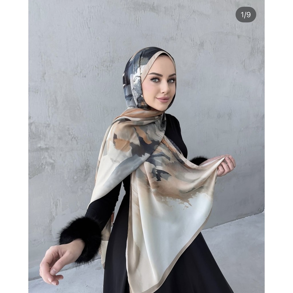 สไตล์ใหม่มาเลเซีย Musulman พิมพ์ Tie Dye Hijab ผ้าพันคอผ้าคลุมไหล่ชีฟอง Hijab มุสลิมสําหรับผู้หญิง 70*170 ซม.