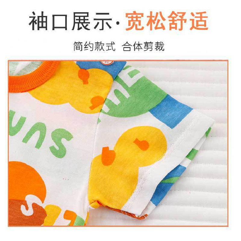 73-130【พร้อมส่ง】เสื้อยืดคอกลมแขนสั้นเด็กผู้หญิง ผ้าฝ้าย สำหรับทารกและเด็กในหน้าร้อน - รูปที่ 3