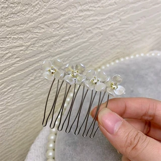 2025 Rhinestone ใส่หวีคลิปผม Headdress หวีผม Hair Coiler