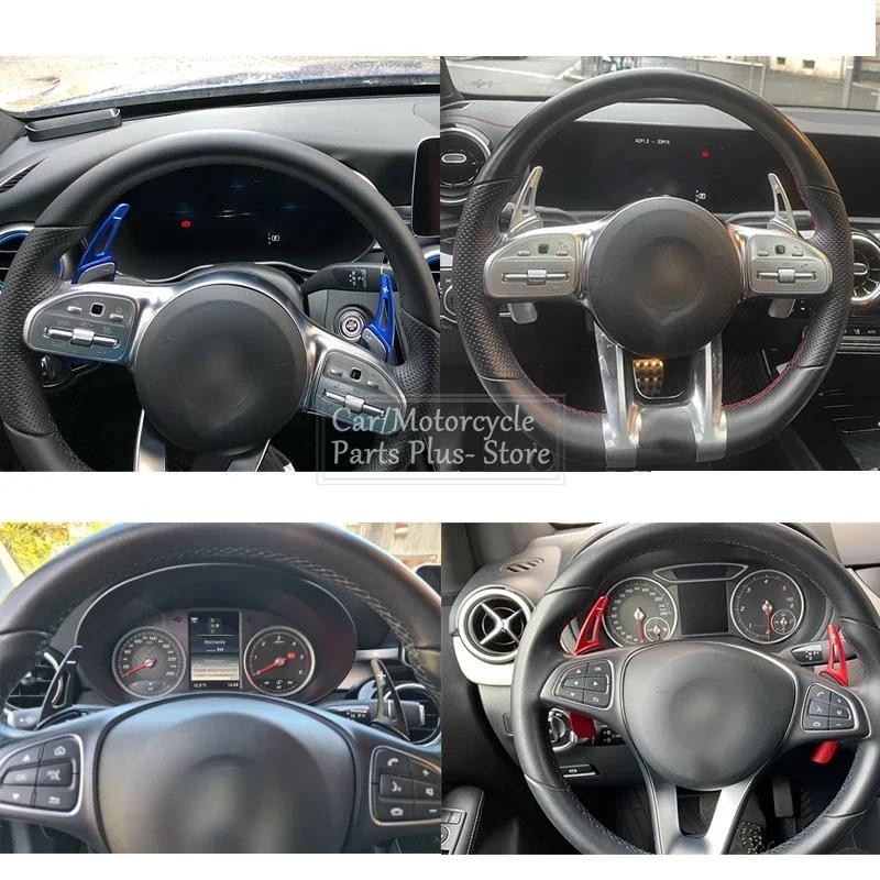 คู่พวงมาลัย Paddle Shifter Shift Paddle Extension อลูมิเนียมสําหรับ Mercedes Benz ABCE GLE Class W176 W205 W246 C117 W218 ราคา ถูกที่สุด ดีลบีเคเค แกลเลอรีภาพที่ 6