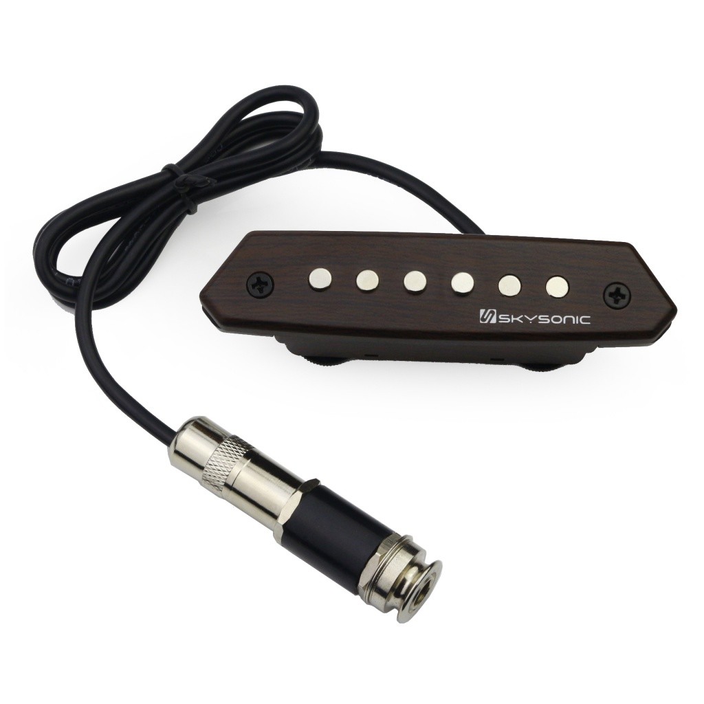 A-810 Sky Sonic Guitar Pickup Passive Acoustic Sound Hole Humbucker Clear