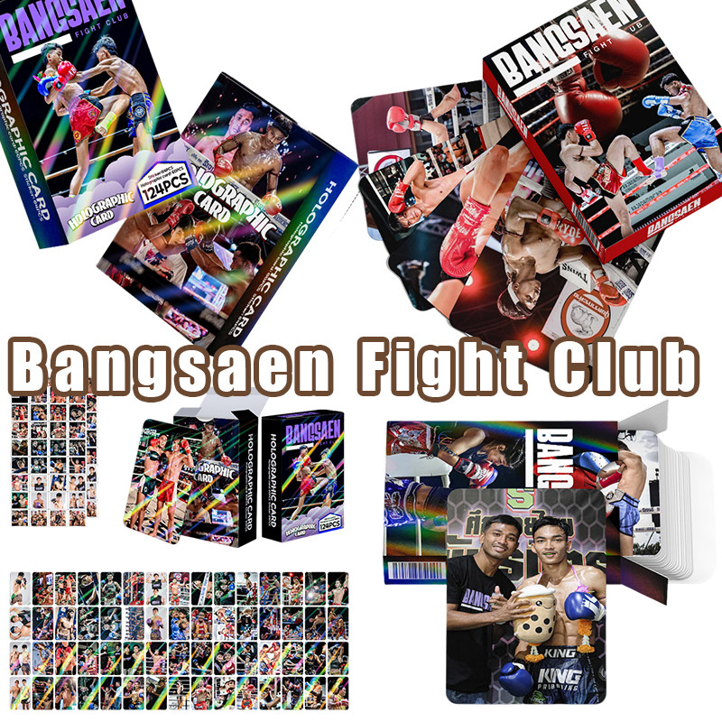 132 ชิ้น Photocard Fight Club Chuck Palhu Bangsaen Fight Club สติกเกอร์ Lomo Card