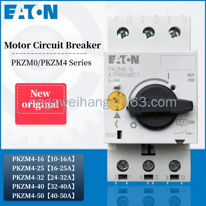 EATON มอเตอร์ เซอร์กิตเบรกเกอร์มอเตอร์ PKZM0-1.6/2.5/4/6.3/10/16/20/25/32 PKZM4