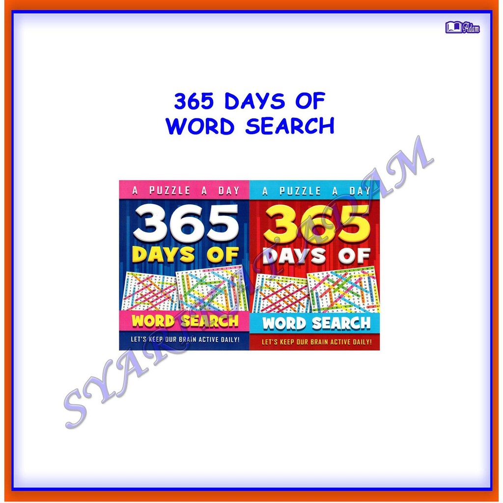 [ADM] A PUZZLE A DAY-365 DAYS OF WORD SEARCH - MIND TO MIND